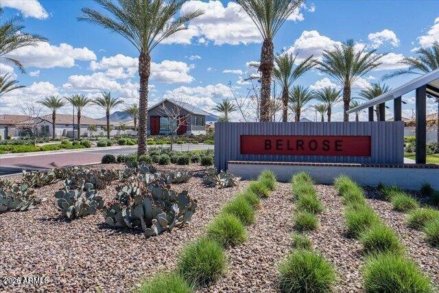Belrose community entrance in Gilbert, Arizona