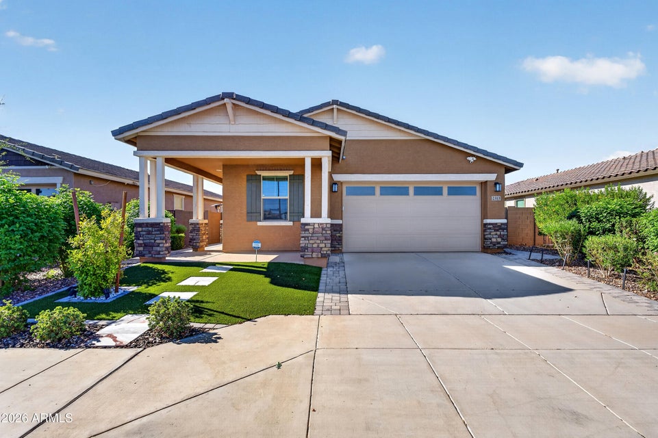 Front exterior of 2313 E Castanets Drive in Gilbert, Arizona