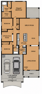 Original builder floor plan supplied by seller